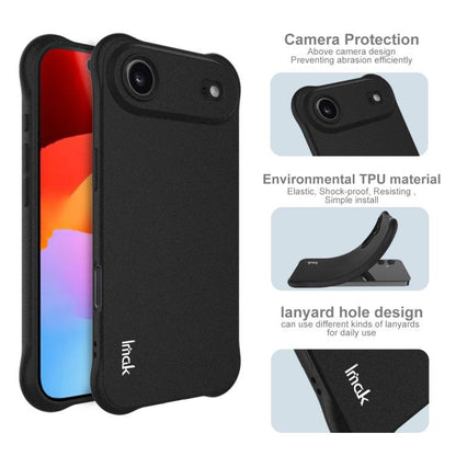 For iPhone Air imak Shockproof Airbag TPU Phone Case(Matte Black) by imak
