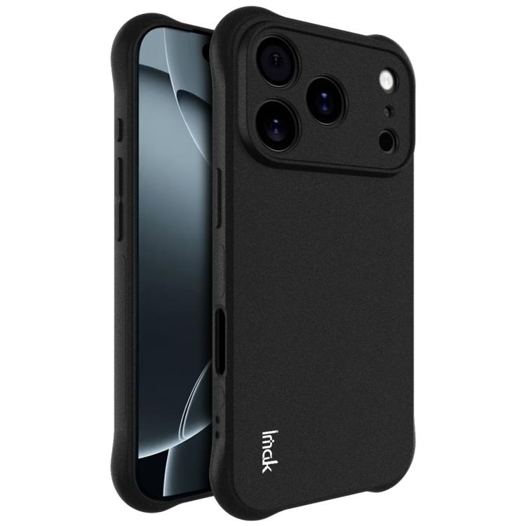 For iPhone 17 Pro imak Shockproof Airbag TPU Phone Case(Matte Black) by imak