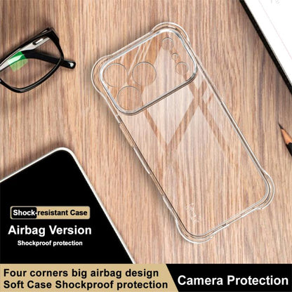 For iPhone 17 Pro Max imak Shockproof Airbag TPU Phone Case(Transparent) by imak