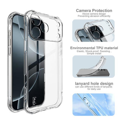 For iPhone 17 Pro Max imak Shockproof Airbag TPU Phone Case(Transparent) by imak