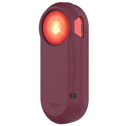 For Garmin Varia RCT715 / RTL515 / UT800 Tail Light Silicone Protective Case(Wine Red) by bashfashion