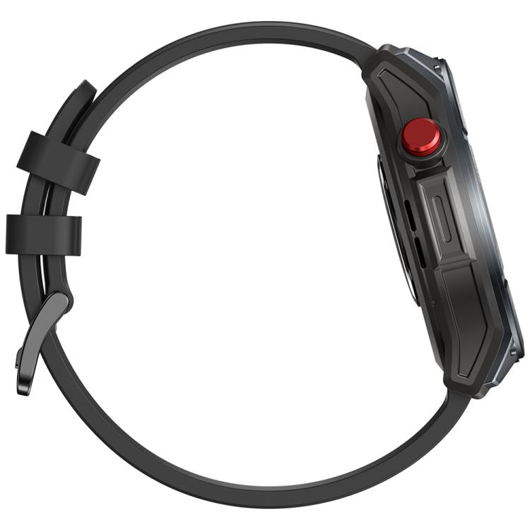 Zeblaze Stratos 4 Rugged Outdoor GPS Smart Watch 1.43 inch Screen 5 ATM & IP69K(Black) by Zeblaze