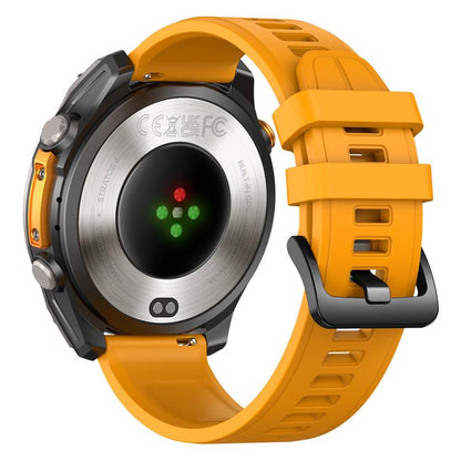 Zeblaze Stratos 4 Rugged Outdoor GPS Smart Watch 1.43 inch Screen 5 ATM & IP69K(Orange) by Zeblaze
