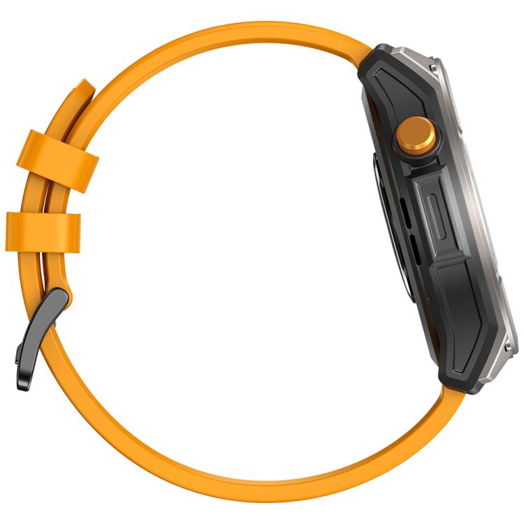 Zeblaze Stratos 4 Rugged Outdoor GPS Smart Watch 1.43 inch Screen 5 ATM & IP69K(Orange) by Zeblaze