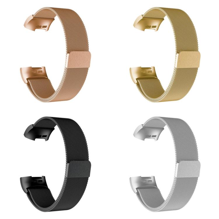 For Fitbit Charge 3 / 4 xDfind Milanese Magnetic Stainless Steel Watch Band(Silver) by xDfind