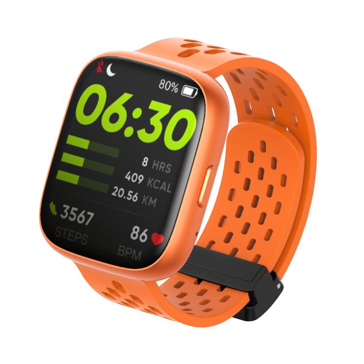 MOMAX SW1S 1.83 inch Screen IP68 Waterproof Smart Sports Watch(Orange) by MOMAX