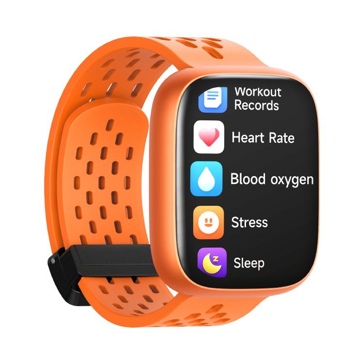 MOMAX SW1S 1.83 inch Screen IP68 Waterproof Smart Sports Watch(Orange) by MOMAX