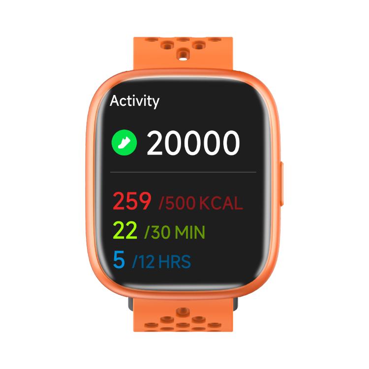 MOMAX SW1S 1.83 inch Screen IP68 Waterproof Smart Sports Watch(Orange) by MOMAX