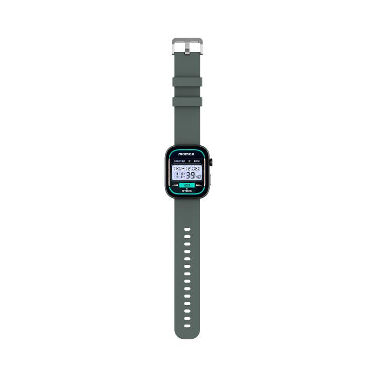 MOMAX SW3S 1.99 inch Screen 3ATM Waterproof Smart Sports Watch(Green) by MOMAX