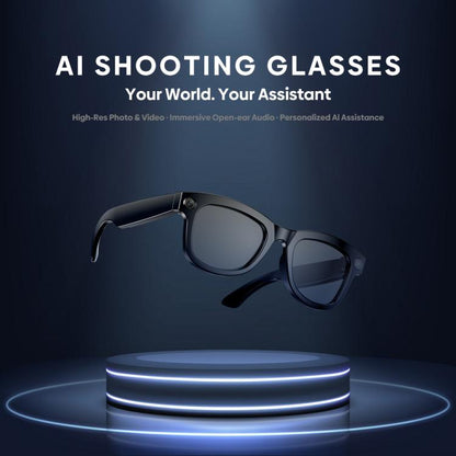 Zeblaze Eyewear AI Shooting Glasses Open-ear Audio AI Assistance(Transparent Lenses) by Zeblaze