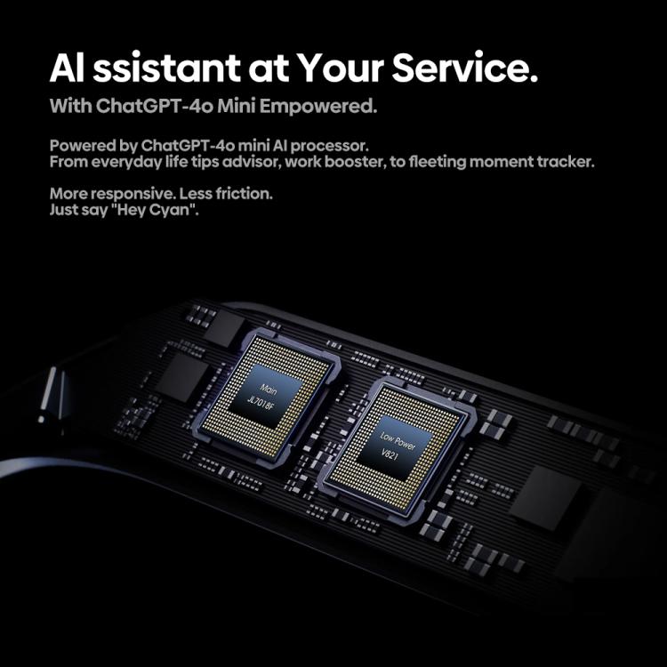 Zeblaze Eyewear AI Shooting Glasses Open-ear Audio AI Assistance(Transparent Lenses) by Zeblaze