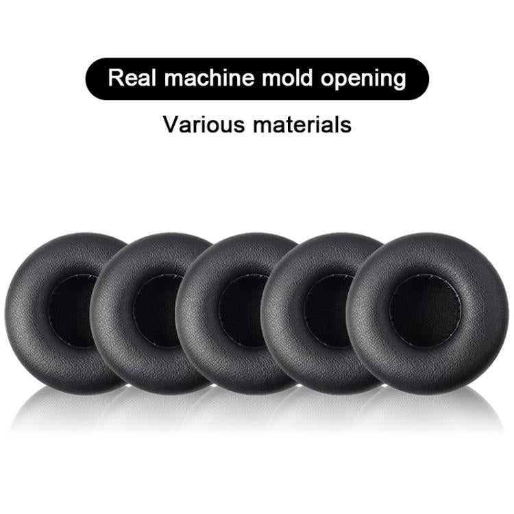 2pcs Protein Leather Replacement Earpads For AKG K402 / K414P / K416P(Black) by bashfashion