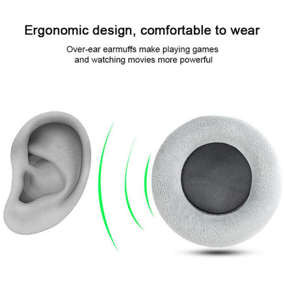 2pcs Lambskin Splicing Replacement Earpads For AKG K612 / K712(Grey) by bashfashion