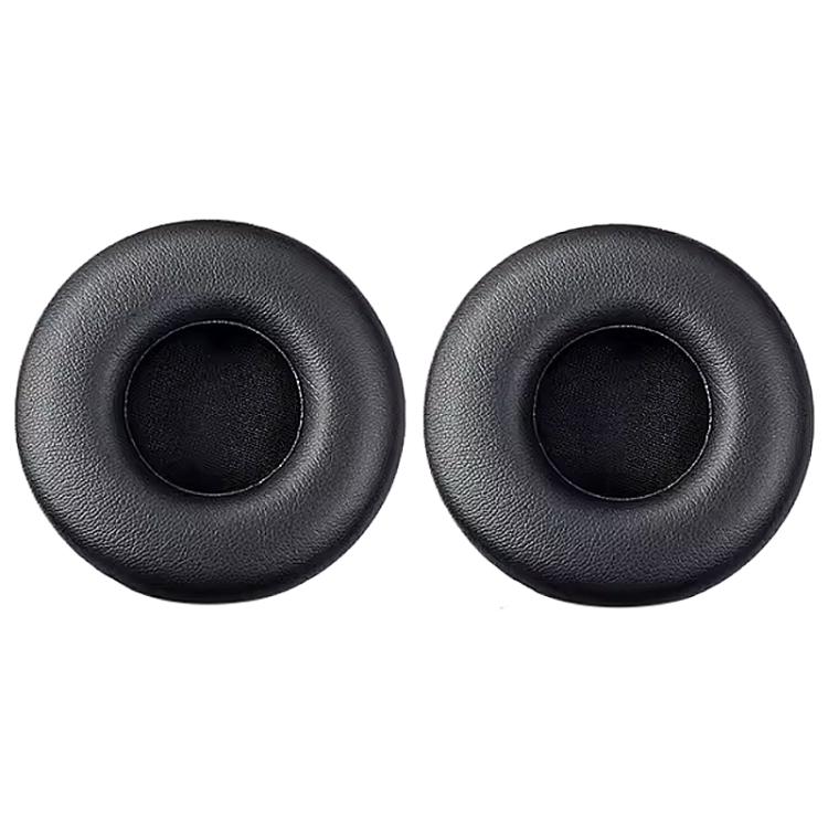 2pcs Protein Leather Replacement Earpads For AKG Y50BT / Y55DJ / Y50 / Y55(Black) by bashfashion