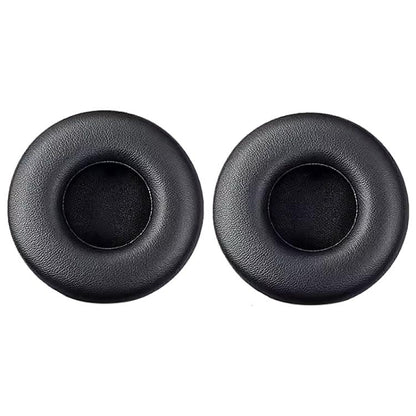 2pcs Protein Leather Replacement Earpads For AKG Y50BT / Y55DJ / Y50 / Y55(Black) by bashfashion