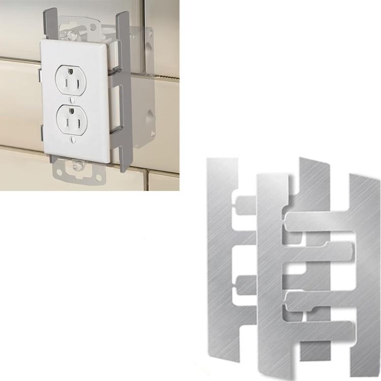 10pcs/Pack Switch Box Bracket Electrical Box F Clamp Loose Power Socket Repairer by bashfashion