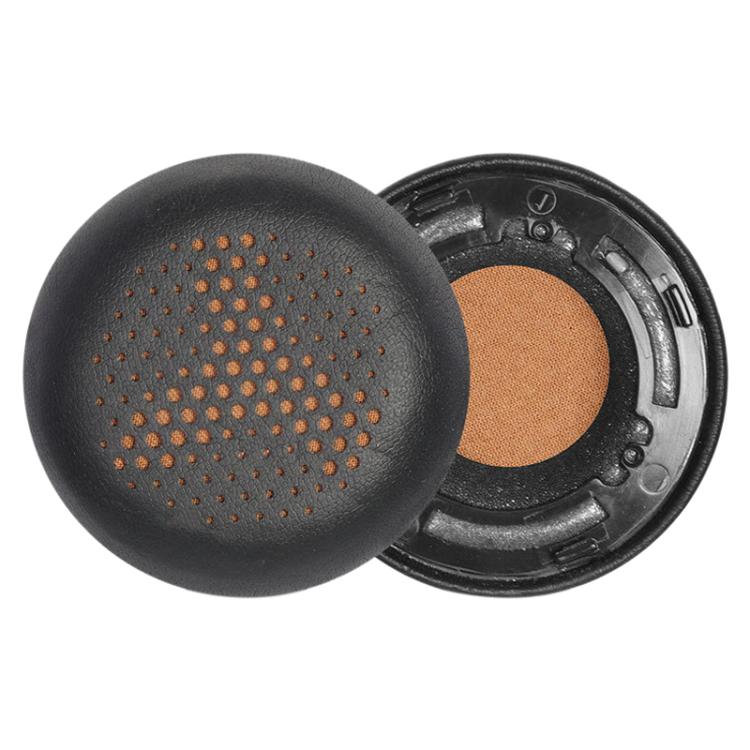 2pcs Protein Leather Replacement Earpads For AKG Y500(Black + Orange Mesh) by bashfashion