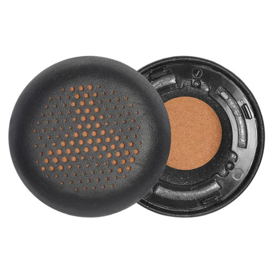 2pcs Protein Leather Replacement Earpads For AKG Y500(Black + Orange Mesh) by bashfashion