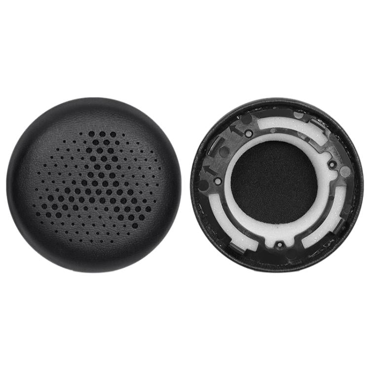 2pcs Protein Leather Replacement Earpads For AKG Y500(Black + Black Mesh) by bashfashion