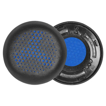 2pcs Protein Leather Replacement Earpads For AKG Y500(Black + Blue Mesh) by bashfashion
