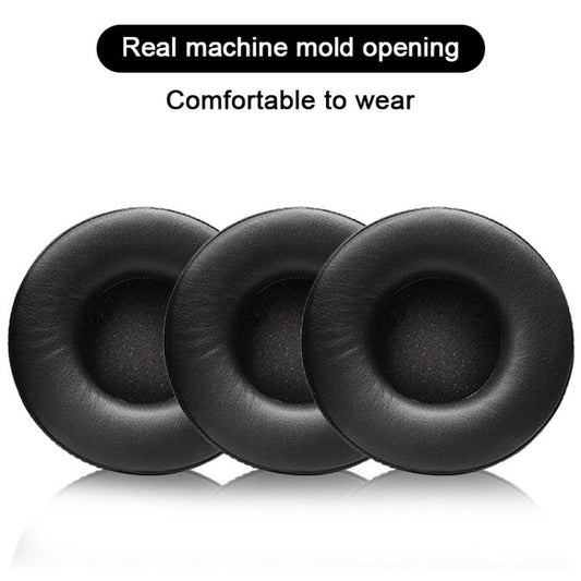 2pcs Protein Leather Splicing Thickening Replacement Earpads For AKG K240 MKII / K270(Black) by bashfashion