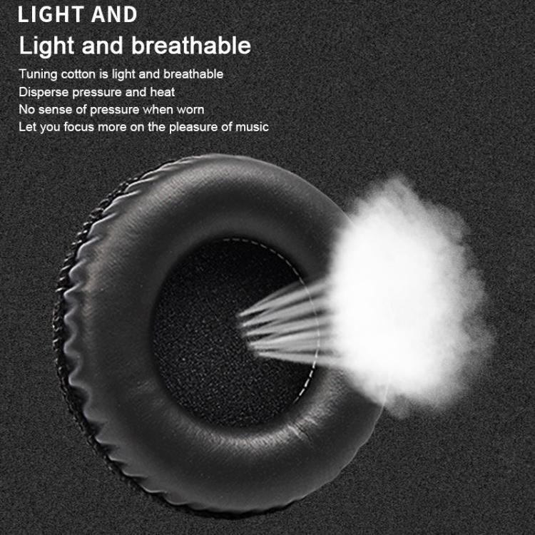 2pcs Protein Leather Replacement Earpads For AKG K240 MKII / K270(Black) by bashfashion