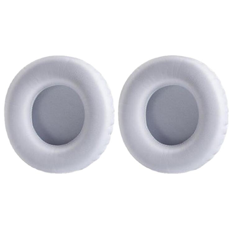1 Pair Protein Leather Replacement Earpads For AKG K845 / K845BT(White) by bashfashion