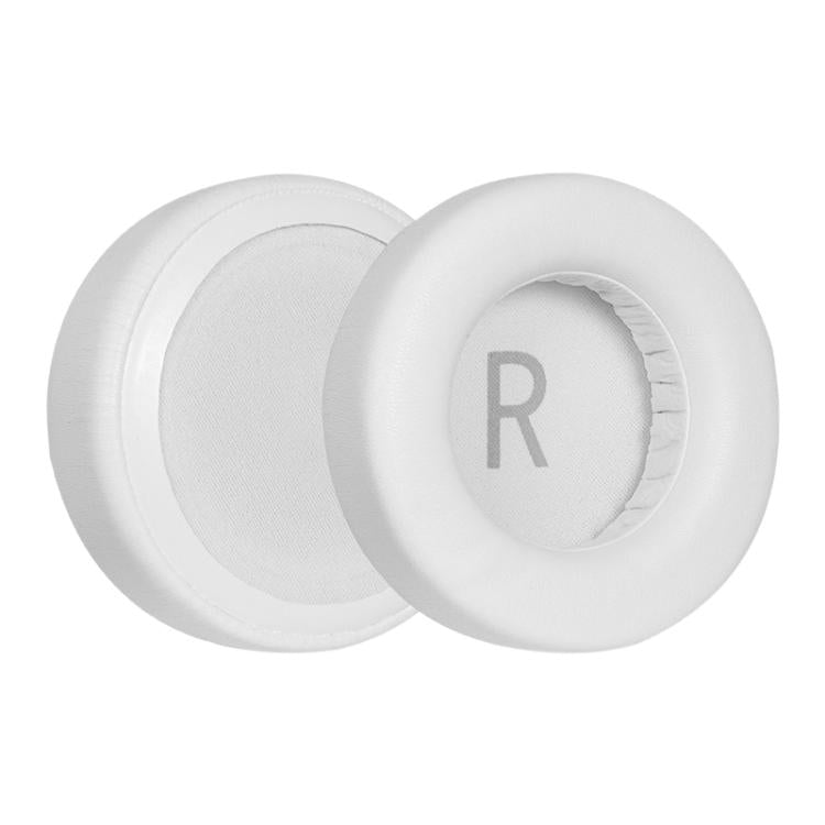 1 Pair Protein Leather Replacement Earpads For AKG K845 / K845BT(White Left and Right) by bashfashion