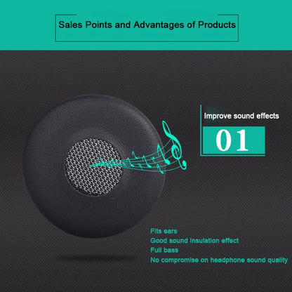 2pcs Protein Leather Replacement Earpads For AKG Y40 / Y45 / Y45BT(Yellow) by bashfashion