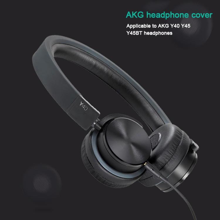 2pcs Protein Leather Replacement Earpads For AKG Y40 / Y45 / Y45BT(Yellow) by bashfashion