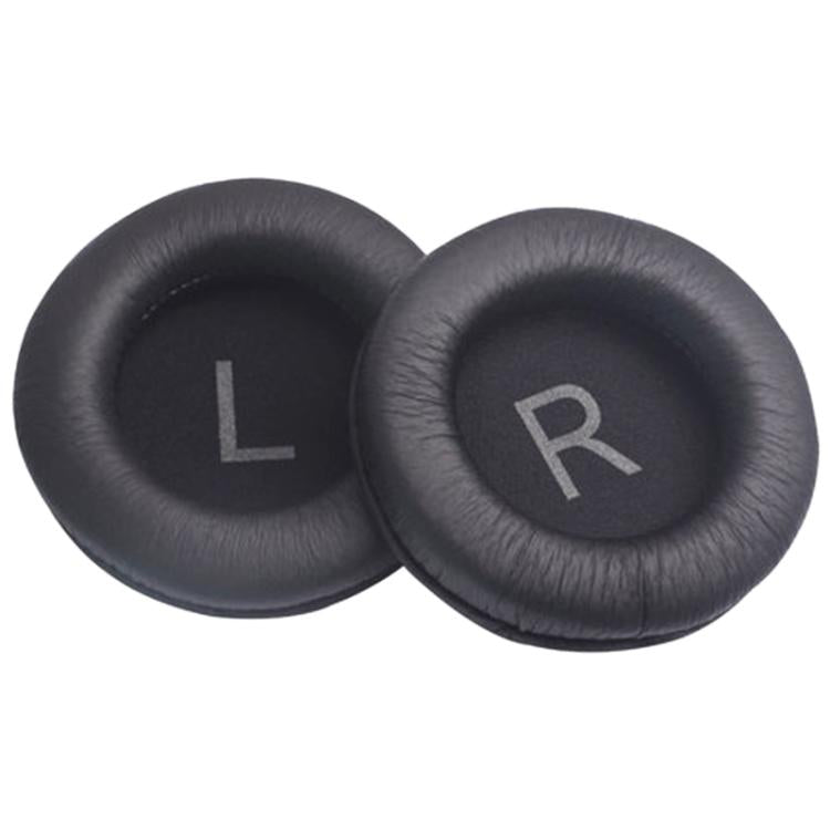 1 Pair Wrinkled Leather Replacement Earpads For AKG K52 / K72 / K92(Black) by bashfashion