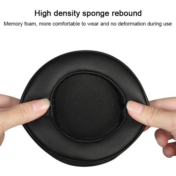 2pcs Protein Leather Replacement Earpads For AKG K812 Pro(Black) by bashfashion