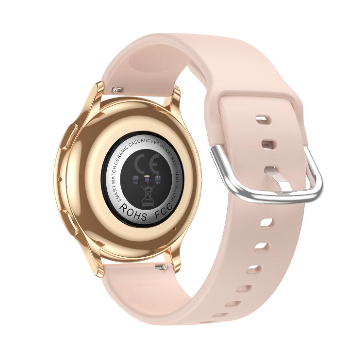 CY29 1.32 inch AMOLED Screen Female Smart Watch Supports COFIT APP(Gold Pink) by bashfashion