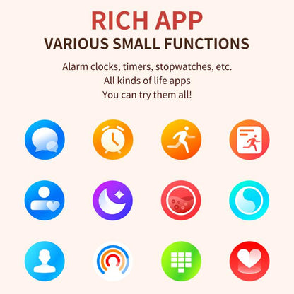 CY29 1.32 inch AMOLED Screen Female Smart Watch Supports COFIT APP(Black) by bashfashion