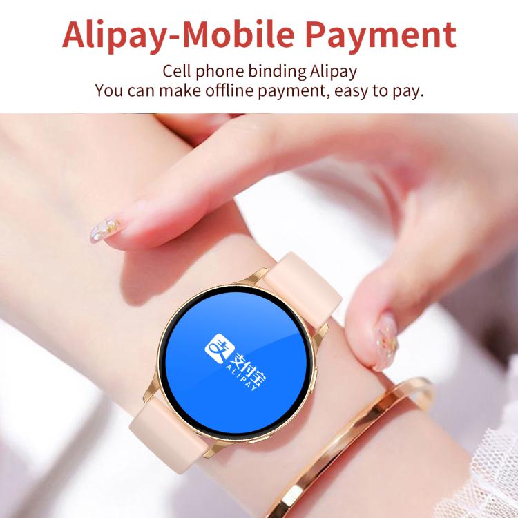 CY29 1.32 inch AMOLED Screen Female Smart Watch Supports COFIT APP(Gold Pink) by bashfashion