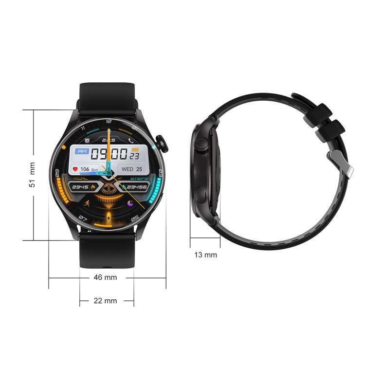 CY32 1.39 inch IPS Screen Sports Smart Watch Supports BT Call / COFIT APP(Black) by bashfashion