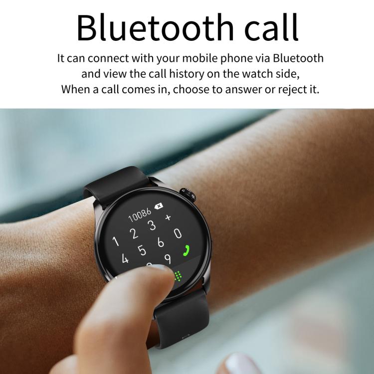 CY32 1.39 inch IPS Screen Sports Smart Watch Supports BT Call / COFIT APP(Black) by bashfashion