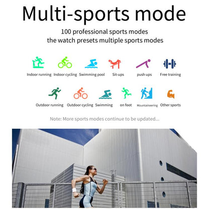 CY32 1.39 inch IPS Screen Sports Smart Watch Supports BT Call / COFIT APP(Black) by bashfashion