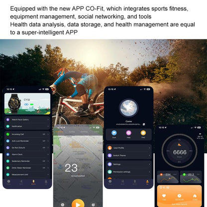 CY32 1.39 inch IPS Screen Sports Smart Watch Supports BT Call / COFIT APP(Silver) by bashfashion