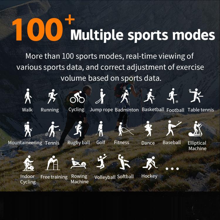 HT34 1.75 inch IPS Screen 3ATM Outdoor Sports BT Smart Watch(Camouflage) by bashfashion