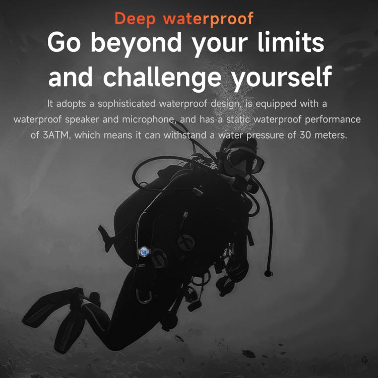 KC91 1.39 inch IPS Screen 3ATM Outdoor GPS Smart Watch with Flashlight(Pink) by bashfashion