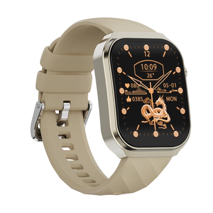 U13 2.2 inch IPS Curved Screen Smart Watch Supports BT Call(Gold) by bashfashion