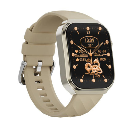 U13 2.2 inch IPS Curved Screen Smart Watch Supports BT Call(Gold) by bashfashion