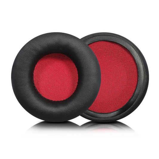 2pcs Sponge Earmuffs Replacement Earpads For ATH-AR3BT / AR3iS / AR1iS, Style:Black Red Protein Leather by bashfashion