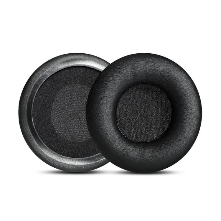 2pcs Sponge Earmuffs Replacement Earpads For ATH-AR3BT / AR3iS / AR1iS, Style:Black Protein Leather by bashfashion