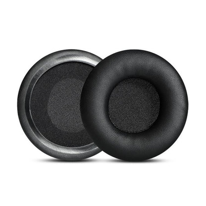 2pcs Sponge Earmuffs Replacement Earpads For ATH-AR3BT / AR3iS / AR1iS, Style:Black Protein Leather by bashfashion