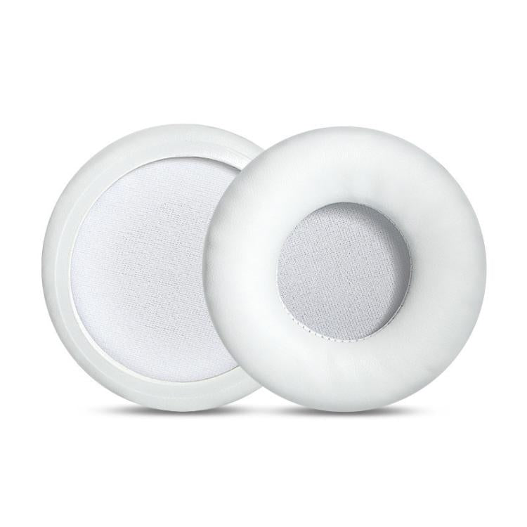 2pcs Sponge Earmuffs Replacement Earpads For ATH-AR3BT / AR3iS / AR1iS, Style:White Protein Leather by bashfashion