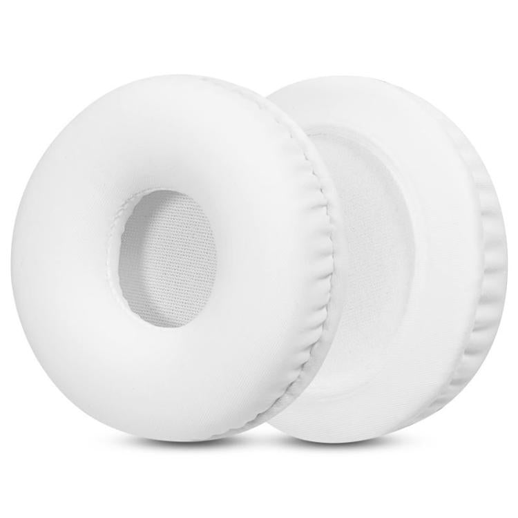 2pcs Sponge Earmuffs Replacement Earpads For ATH-AR3BT / AR3iS / AR1iS, Style:White Ice Silk Cloth by bashfashion