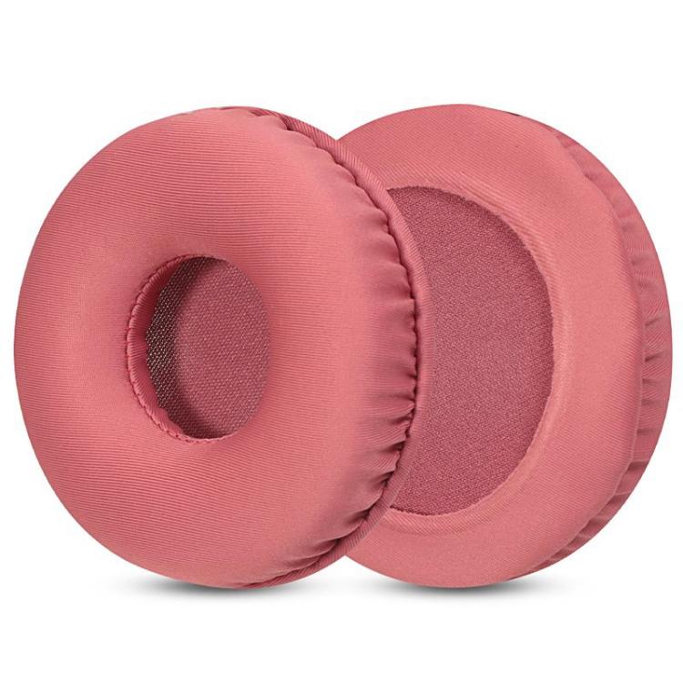 2pcs Sponge Earmuffs Replacement Earpads For ATH-AR3BT / AR3iS / AR1iS, Style:Pink Ice Silk Cloth by bashfashion