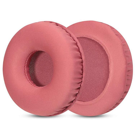 2pcs Sponge Earmuffs Replacement Earpads For ATH-AR3BT / AR3iS / AR1iS, Style:Pink Ice Silk Cloth by bashfashion